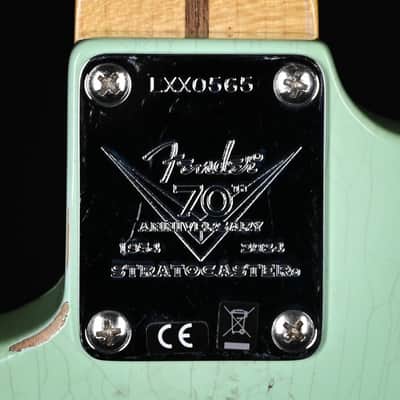 Fender Custom Shop Limited Edition Fat '54 Stratocaster Relic/ Closet Classic Hardware- Super Faded Aged Surf Green 2024 (LXX0565) image 18