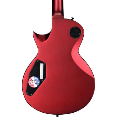 ESP LTD EC-256FM Electric Guitar, Candy Apple Red Satin image 8