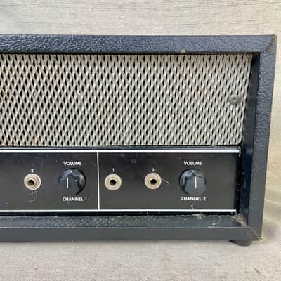Garnet Stencil E90-2 1970s 30 Watt 2 Channel Tube Guitar Amp Head T Eaton image 3