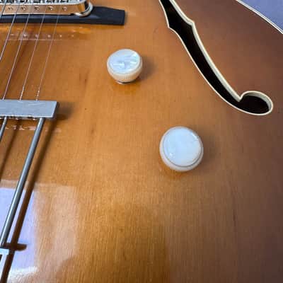Hofner 4550 S - 1950s archtop guitar - fretjob, electrified, player image 21