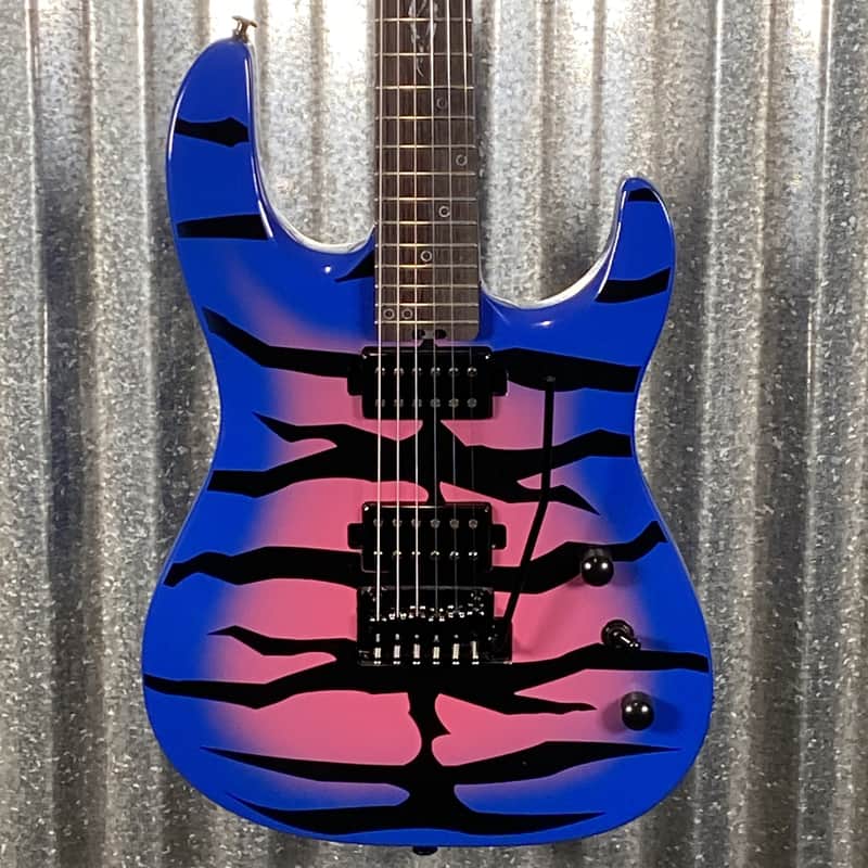 Westcreek Guitars Aetheris Superstrat Blue Tiger Guitar #0167 Used image 1