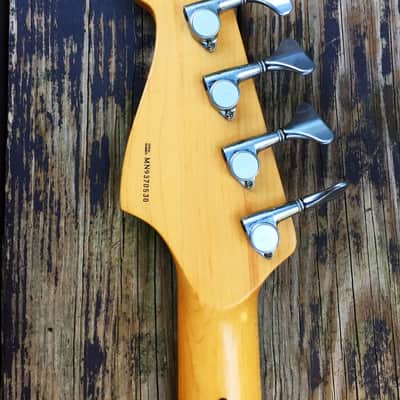 Fender Deluxe Active Jazz Bass V 5 string MIM Mexico black GREAT player CLEAN image 4