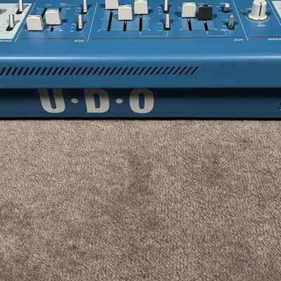 UDO Audio Super 6 12-Voice Polyphonic Binaural Analog-Hybrid Synthesizer 2020 - Present - Blue image 6