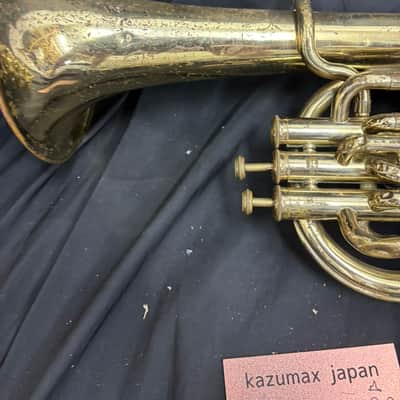 Yamaha YAH 201 Alto Horn Brass Instrument Vintage Untested image 7