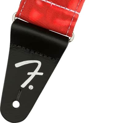 Fender Tie Dye Acid Wash Strap, Red image 2