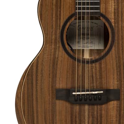 Crafter MINO ALK Mino Series Solid Taiwanese Koa Top Mahogany Neck 6-String Acoustic-Electric Guitar w/Gig Bag image 3