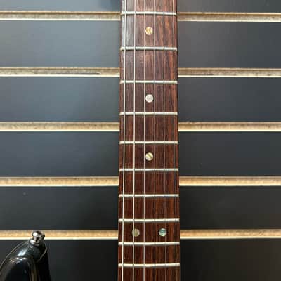 2004 Fender American Deluxe Fat Stratocaster HSS with Rosewood Fretboard, Montego Black image 7
