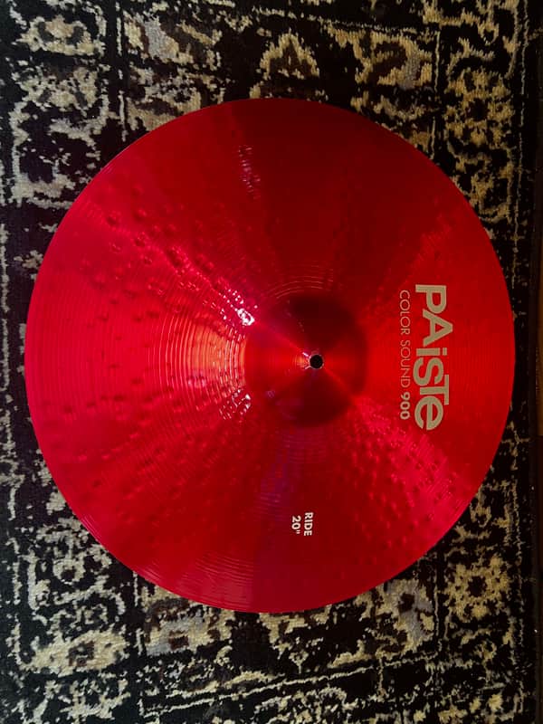 Paiste 20" Color Sound 900 Series Ride Cymbal - Red image 1