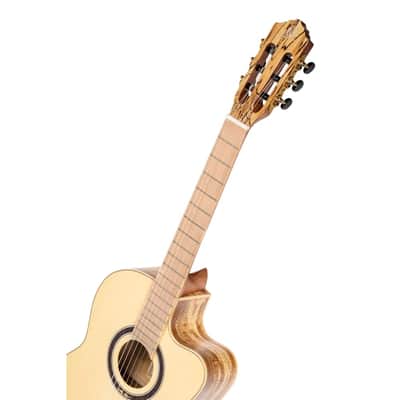 Ortega Signature Series Thomas Zwijsen Acoustic-Electric Nylon Classical Guitar w/ Bag image 7