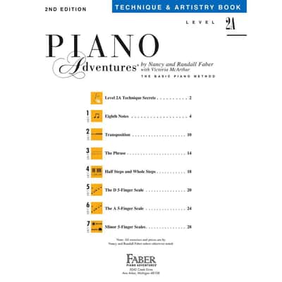 Piano Adventures | Technique & Artistry | Level 2A image 2