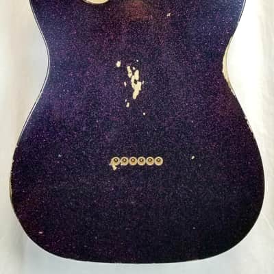 Fender Custom Shop 1960 Tele Relic, Time Machine, Ash Body, AAA Rosewood Fretboard, Magenta Sparkle image 11