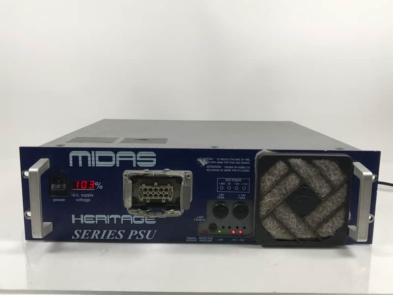 Midas PS750 Power Supply PSU, Heritage 2000, 3000, 4000 | Reverb