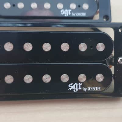 Schecter SGR 7 string pickups Mid 2010's - Black gloss image 2