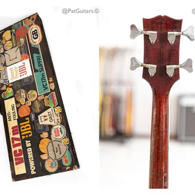 1968 Gibson bass EB-0 in Cherry 6.7lbs! image 9