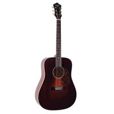 Immagine Recording King - Dreadnought A/E Guitar Satin - Tobacco Sunburst - 2