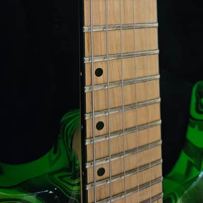 Jackson Pro Series DK2M Limited Run Slime 2014 Slime Green Swirl image 7