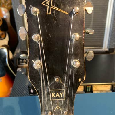 Kay Swingmaster K672 Barney Kessel Pickups 1950s - Vintage Sunburst image 3