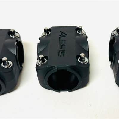 Set of 3 Alesis Nitro PRO Rack T Clamps SE DM Crimson Strike image 2