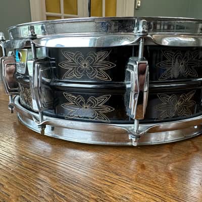 Ludwig Black Beauty LM452 1977-1982 Engraved Nickel-Plated Brass image 3