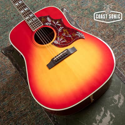 1993 Orville by Gibson Hummingbird Cherry Sunburst made in Japan with Hard Case image 6