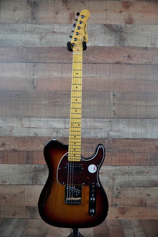 G&L Tribute ASAT Classic Bluesboy Semi-hollow Electric Guitar - 3-tone Sunburst image 1