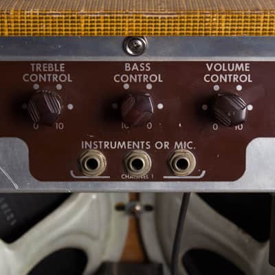 Silvertone Model 1336 Tube Amplifier, made by Danelectro (1956), ser. #185-809. image 13