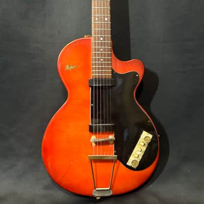 Hofner Colorama II Model 444 - All Original - Black Bar Pickups - Clean Player - Lightweight - Chipboard Case - 1959 image 1