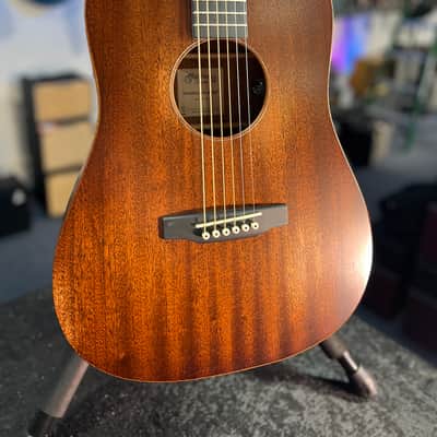 Martin (2025) D Jr-E StreetMaster Acoustic-electric Guitar - Mahogany Distressed w/Gig Bag & PLEKd 426 image 7
