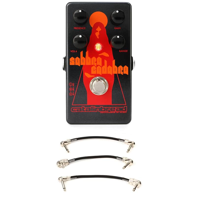 Catalinbread Sabbra Cadabra Overdrive Pedal with 3 Patch Cables image 1