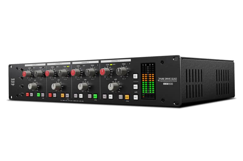 SSL PureDrive QUAD 4-Channel Microphone Preamp | Reverb
