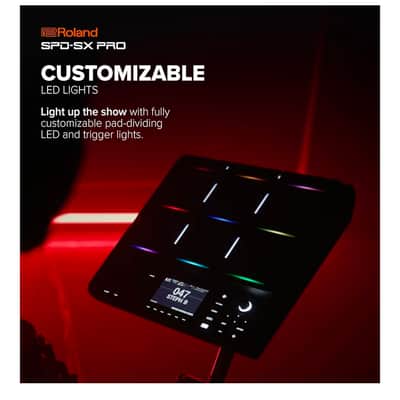 Roland SPD-SX Pro  9-Zone Digital Percussion Sampling Pad 2022 - Present - Black image 5