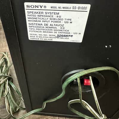 Sony SS B-1000 2012 - Black image 2
