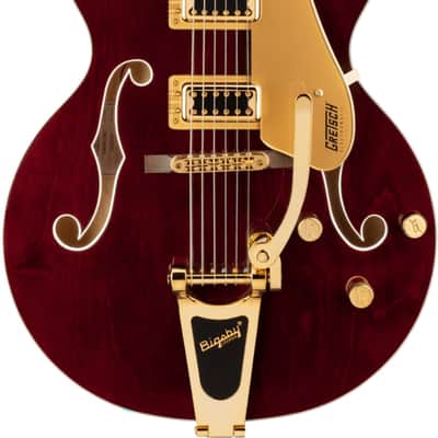 Gretsch G5422TG Electromatic Classic Hollow Body Double-Cut Guitar with Bigsby and Gold Hardware, Laurel Fingerboard, Walnut Stain image 1