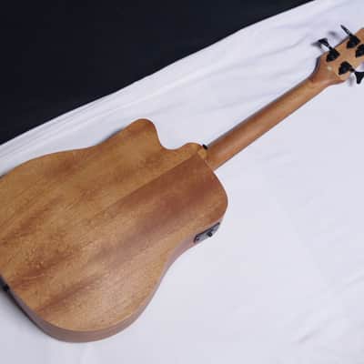 GOLD TONE MicroBass 25" scale FRETLESS 4-string A/E BASS guitar w/ BAG MBass - B image 5