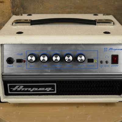 Ampeg Limited Edition SVT Micro VR 200W Bass Amp Head & SVT-210AV 2x10" Micro Bass Cabinet White "Excellent Condition" image 2