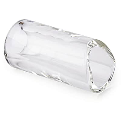 The Rock Slide GRS-LC Rock Glass Guitar Slide Size Large Ring Size 10-12 Clear image 4