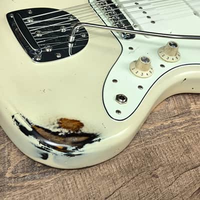 MyDream Partcaster Custom Built - Baryton JM Aged White Over Sunburst Asyllum image 5