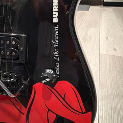 Fireball whiskey Stratocaster Strat 2010 - Black image 8