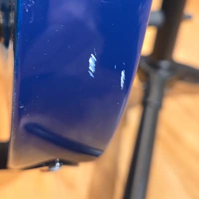 Jackson JS Series JS32Q DKA Dinky Archtop Amaranth Fretboard Transparent Blue image 14