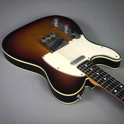 LEFTY! Vintage 1987 Fender ‘62 Reissue Double Bound 3 Tone Sunburst Custom Telecaster ‘60s Tele Rare Solid Alder Body 7.3 lb HSC image 10