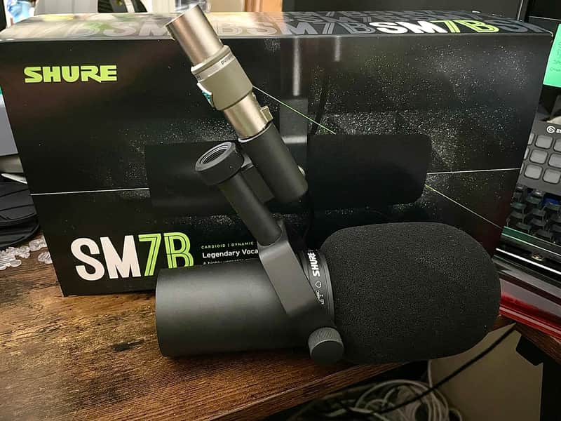 Shure SM7B Microphone with Triton Germanium Fethead Preamp image 1