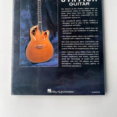 The History of Ovation Guitars by Walter Carter – First Edition Hardcover w/ Dust Jacket image 2