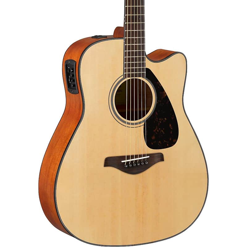 Yamaha FG Series FGX800C Acoustic-Electric Guitar Regular Natural image 1