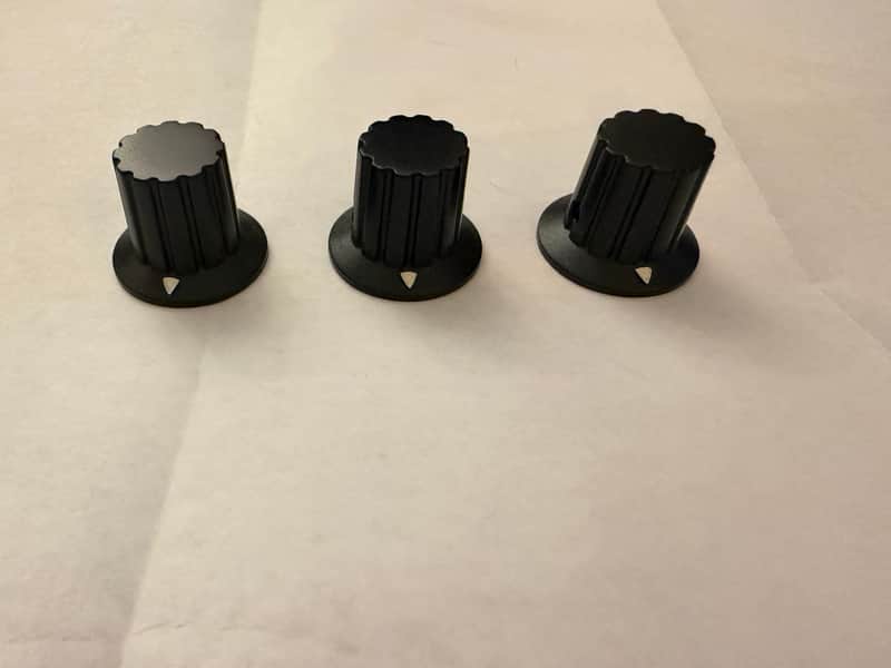 3 Raytheon / Alembic style 407 hat knobs for Alligator image 1