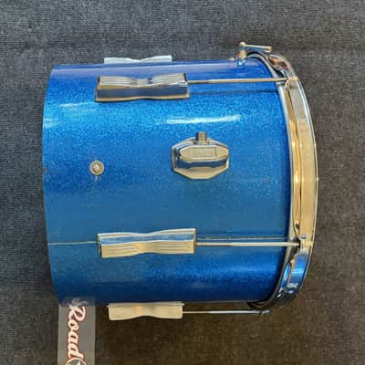 1960s Ludwig Drum Set Blue Sparkle 22/13/16 w/ bonus 14" image 17