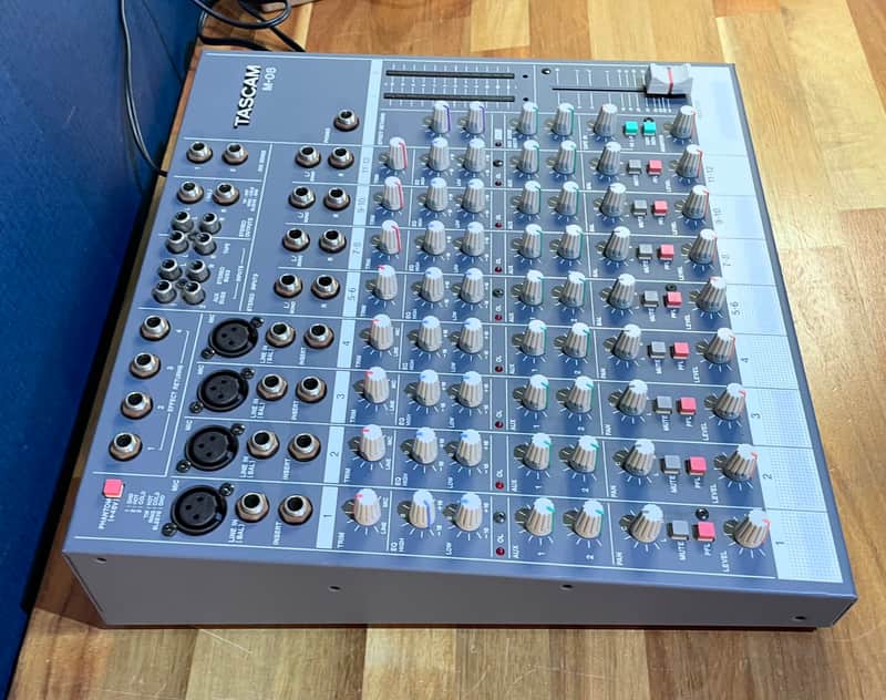 TASCAM M-08 8 Channel Analog Mixer - Vintage Mixing Console | Reverb