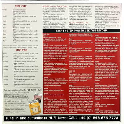 Hi Fi News Analogue Test LP - The Producers Cut image 2