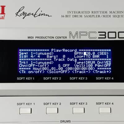 AKAI MPC 3000 LED Display White/Black