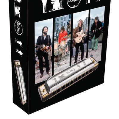 Lee Oskar and Hohner SIGNATURE BUNDLE: Hohner The Beatles Harmonica and Lee Oskar Mick Jagger Signature Harmonica V2. Key of C image 2