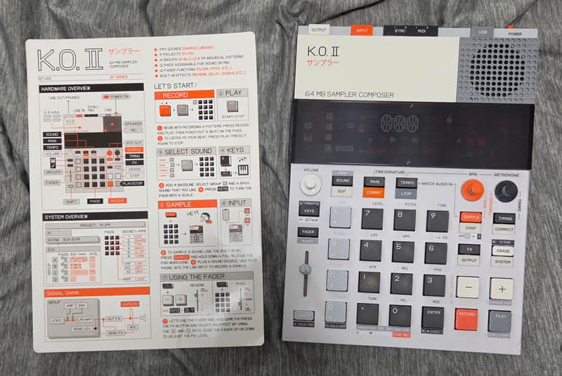 Teenage Engineering EP–133 K.O. II 64mb 2023 - Present - Grey image 1
